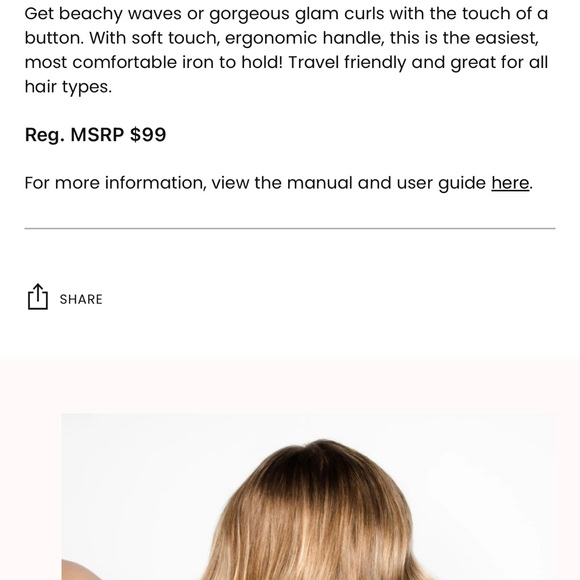 NWB Beachwaver Curling Iron - Picture 5 of 7